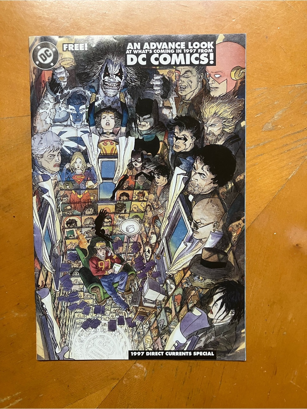 Vintage 1997 DC Comics Direct Currents Special Promo Issue Kaluta Art